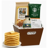 Gourmet Breakfast Gift Basket with Coffee, Tea & Pancakes