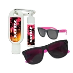 Sunblock with Lip Balm and Sunglasses