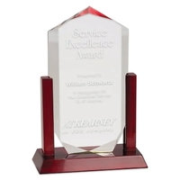 6 3/4" x 10" x 3 1/8" acrylic award with a... from ASI 74601 Calico