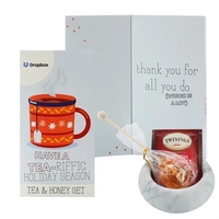 Holiday Cheer Greeting Cards - Tea & Honey Set