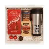 Holiday Gift Box with Tumbler and Chocolates... from ASI 89971 Stuff A Mug