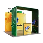 10'x10' Fabric Booth Display Kit F