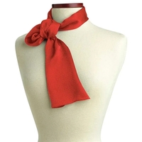 Orange 8" x 45" wet dyed silk scarf with dual tone... from ASI 98085 Wolfmark