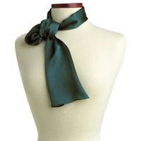 Turquoise 8" x 45" wet dyed silk scarf with dual tone... from ASI 98085 Wolfmark