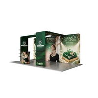 10'x20' Booth Display Kit I, lightweight frame, full color on all... from ASI...