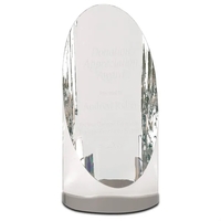 2 3/4" x 5 1/2" x 2 3/4" crystal award with... from ASI 74601 Calico