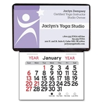 Adhesive Peel-N-Stick® Business Card Holder Calendar