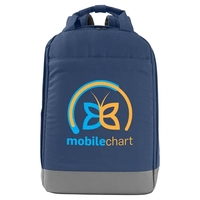 11.8" x 16.9" x 5.1" backpack with a double-zippered main compartment,......