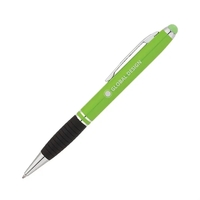 Twist-action ballpoint pen with a capacitive stylus tip, aluminum...