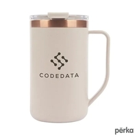 Perka® Guji 15 oz. Recycled Steel and Coffee Grounds Mug