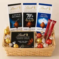 Lindt Chocolates Gift Basket