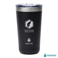 3.62" x 6.38" x 3.5" Manna™ Ranger 18-oz double-wall stainless steel... from...