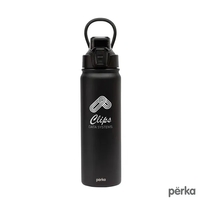 Perka® Rex 24 oz. Double Wall, Stainless Steel Water Bottle... from ASI 67866...
