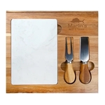 Carson 4-Piece Acacia Wood Cheese Set