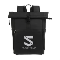 Casey PU Roll-Top Laptop Backpack... from ASI 67866 Logomark/Valumark