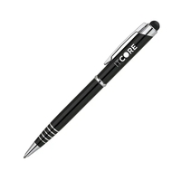 Aluminum ballpoint pen with twist-action mechanism, anodized finish, etched...