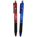 Matte Barrel Ballpoint Pen w/ Rubber Grips & Hourglass Sand