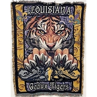 54" x 62" tapestry/throw blanket made of jacquard woven cotton yarn.... from...