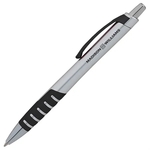 Apex Silver Plunge-Action Ballpoint Pen