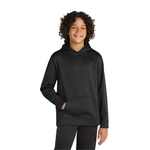 Sport-Tek Youth Sport-Wick Fleece Hooded Pullover.