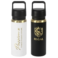 28oz Urban Peak® Dual Top Gold Water Bottle