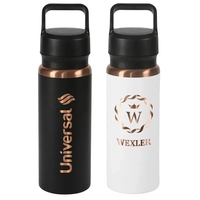 28oz Urban Peak® Dual Top Gold Water Bottle... from ASI 89320 Starline USA Inc