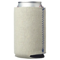 Canvas collapsible foam can cooler, 16 oz. plus 1 color silkscreen... from...