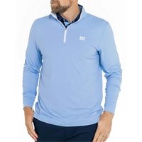 Good Good Men's Birdie Blue Quarter-Zip