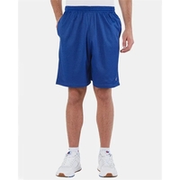 Polyester mesh shorts with a full athletic fit, sideseam pockets and... from...