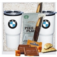 Stainless travel tumbler, coffee, chocolate, cookies Mailer... from ASI 89971...