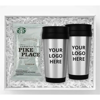 Starbucks Coffee Gift Set with Custom Logo Travel Mugs