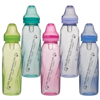 8 oz. plastic baby bottles in an assortment of colors.... from ASI 62190 Illini