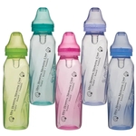 8 oz Assorted Color Evenflo Baby Bottles