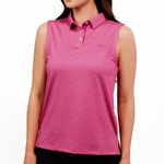 Good Good Women's Strawberry Sleeveless Polo