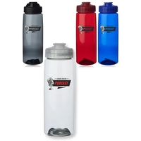 26 oz. recycled plastic water bottle with wide mouth opening.... from ASI...