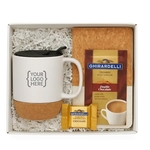 Cork Journal & Mug Gift Set with Ghirardelli Cocoa