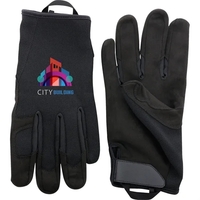 Synthetic Leather Palm & Fingertip Gloves