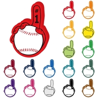 Baseball Foam Hand Cheering Mitt... from ASI 54886 Foamworx / FoamWorx