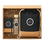 Eco-Friendly Cork & Canvas Corporate Gift Set