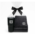 Cozy Corporate Gift Set with Tumbler & Blanket