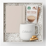 Journal & Mug with Starbucks Cocoa & Cookie Gift Set