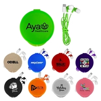 Round Type C Ear Bud Case