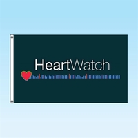 3' x 5' custom knitted polyester flag with double-sided graphics.... from ASI...