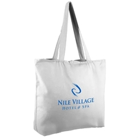 14 3/4" x 19 1/4" cotton canvas tote bag with main... from ASI 52840 Evans...