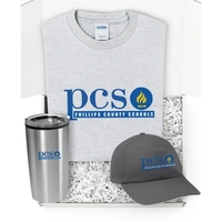 Welcome Employee Swag Set: T-Shirt, Tumbler and Cap