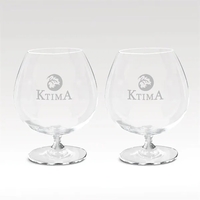 Two piece brandy glass gift set with the option of sand... from ASI 93986...