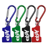 Aluminum Key Holder & Dog Tag with Carabiner... from ASI 74585 Nu Promo...