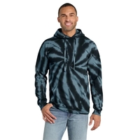 Port & Co Tie-Dye Pullover Hooded Sweatshirt.
