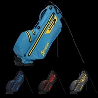 Standing golf bag with 6-way divider top, 3 full-length dividers, multiple......