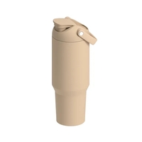 40 oz vacuum-insulated tumbler with matte finish and carry handle for... from...